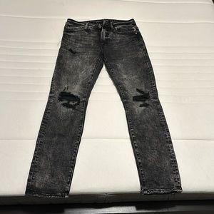 Black acid wash Jeans
